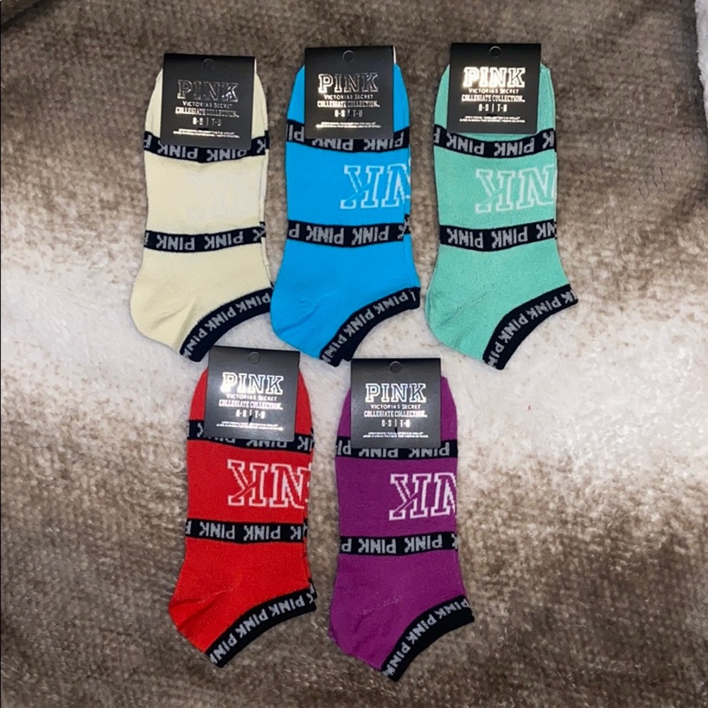 NWT Victoria’s Secret PINK Crew Socks